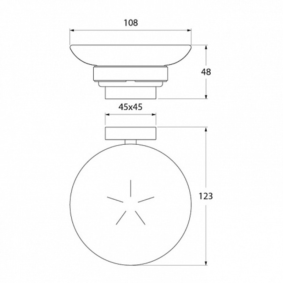 IDDIS Edifice EDIMBG0i42 Мыльница подвесная (хром)