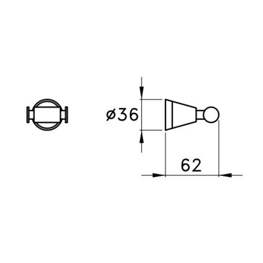 Stella 130 CT 10021 CR00 Крючок для халата/полотенца