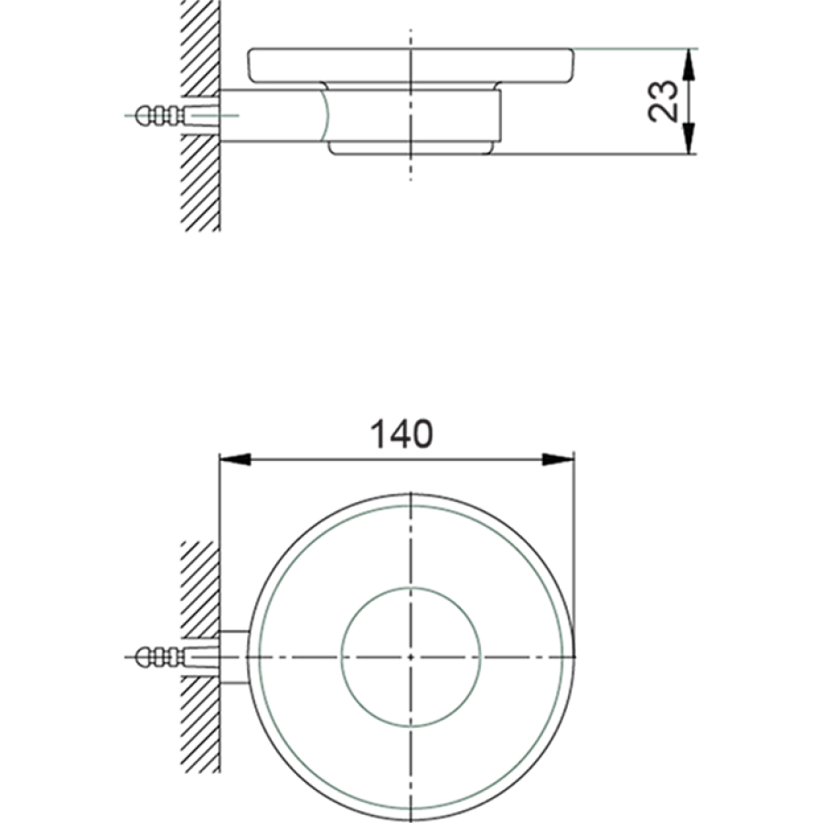 Cisal System SY09060021 Мыльница с держателем