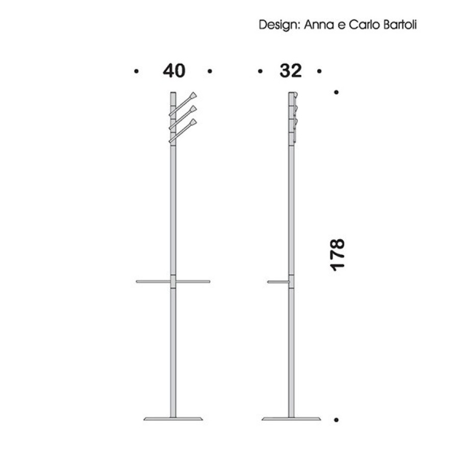 Colombo Design ISOLE B9404 Стойка для ванной комнаты 178 см (хром)