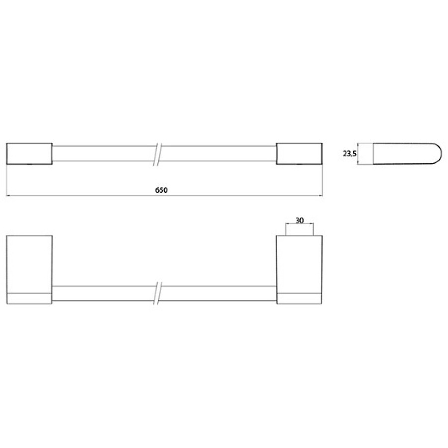 Emco Flow 2760 001 60 Держатель полотенца 600 мм