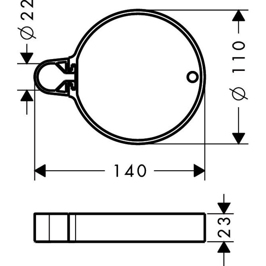 Hansgrohe Cassetta’C 28678000 Мыльница (хром)