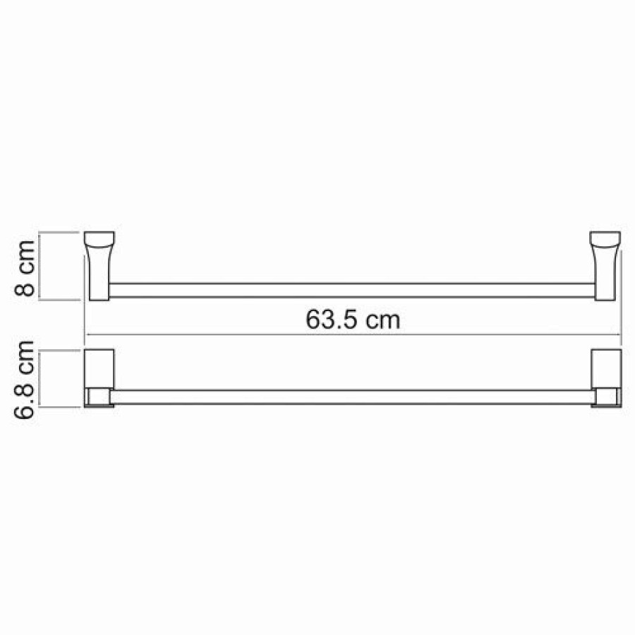 WasserKRAFT Leine K-5030 Держатель для полотенца 635 мм (хром)