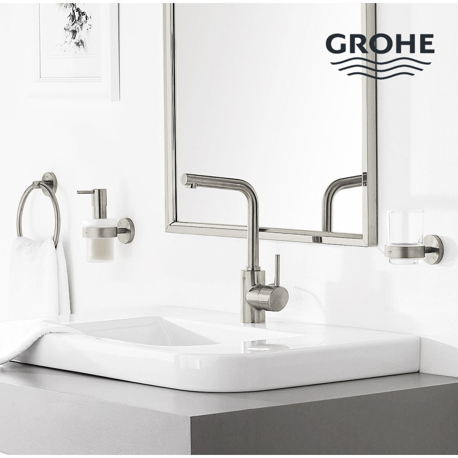 GROHE Essentials 40365DC1 Держатель для полотенца, кольцо (шлифованная нержавеющая сталь)