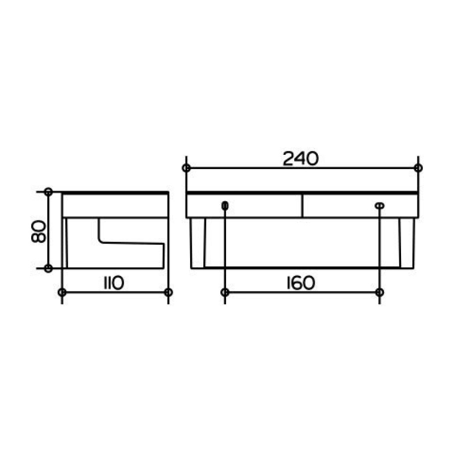 Keuco Collection Moll 12758 010000 Корзинка для душа (хром/белый)