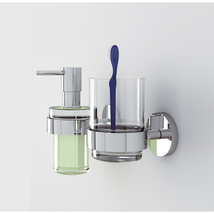 GROHE Essentials 40369001 - Универсальный держатель для: мыльницы, стакана, дозатора жидкого мыла (хром)