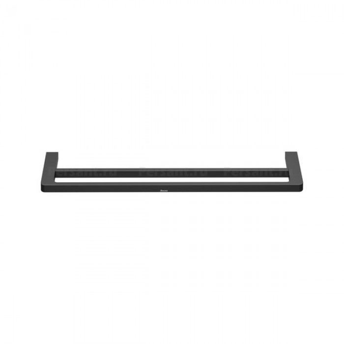 Ravak 10° Black TD 320.20 X07P562 Двойной держатель для полотенца 630 мм (чёрный матовый)