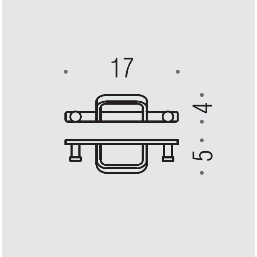 Colombo Design TIME W4227 - Крючок для халатов | полотенец (хром)