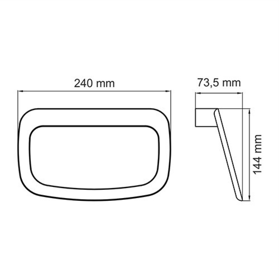 WasserKRAFT Glan K-5160 Держатель для полотенца - кольцо (чёрный глянцевый)