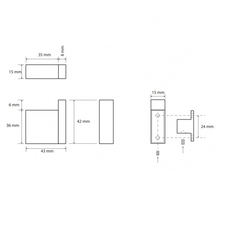 Bemeta Gamma 145804022 Крючок для халатов (хром)