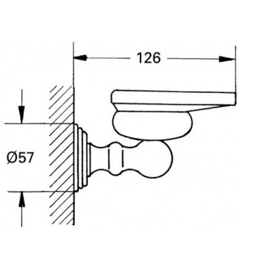 Grohe Sinfonia 40045 000 Держатель мыльницы (хром)