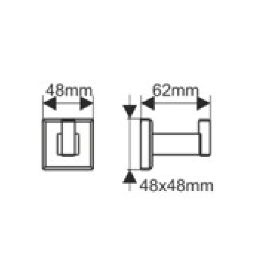 MELANA MLN-862008 Крючок для халата или полотенца