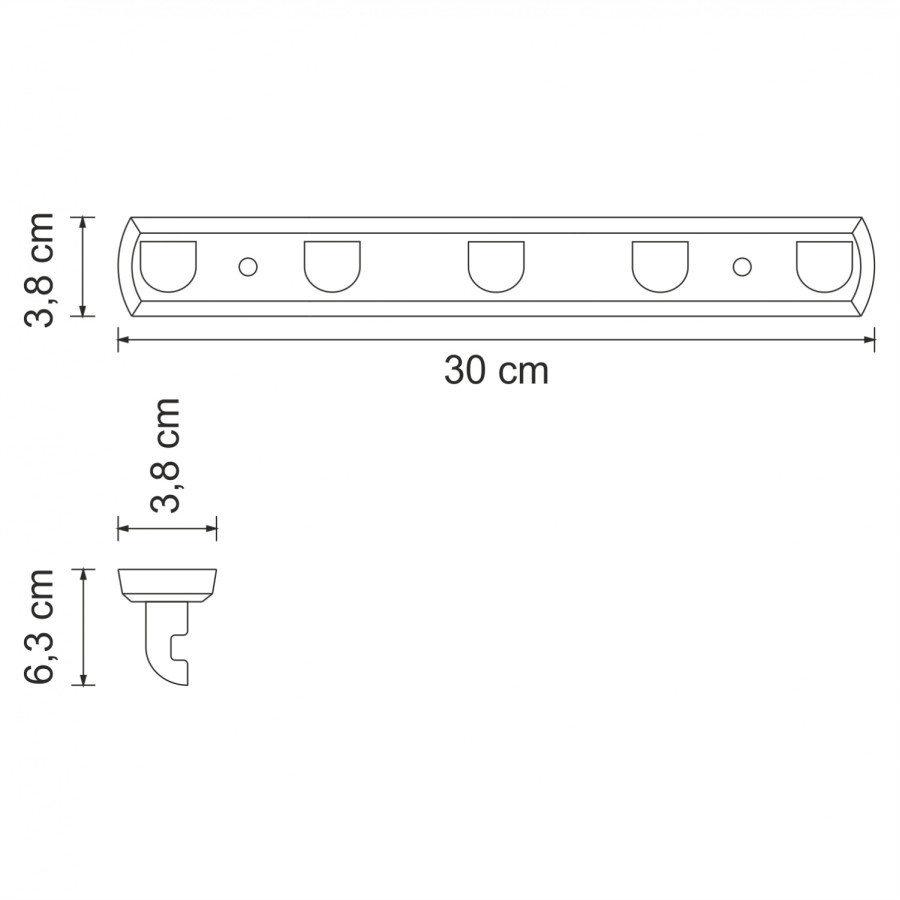 WasserKRAFT Kammel K-8375 Крючки для халата и полотенца (хром)