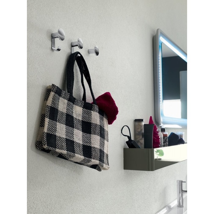 INDA One AV120BCR Двойной крючок для халата | полотенца (хром)