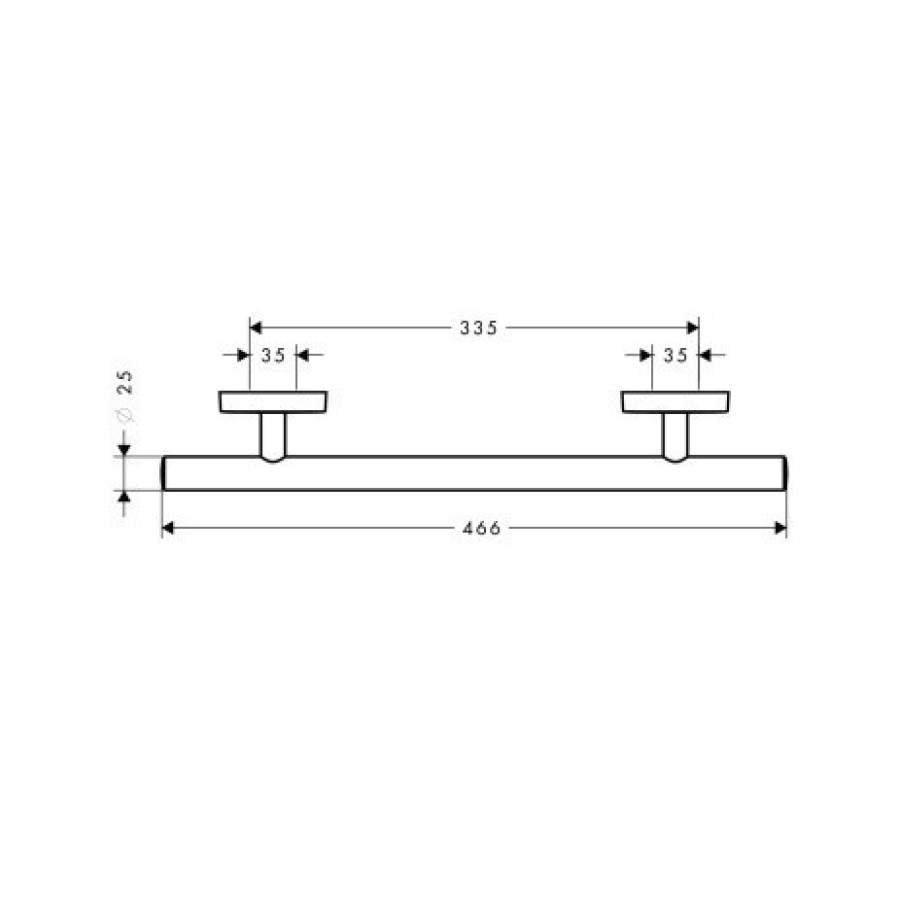 Поручень 41513000 Hansgrohe PuraVida, 300 мм