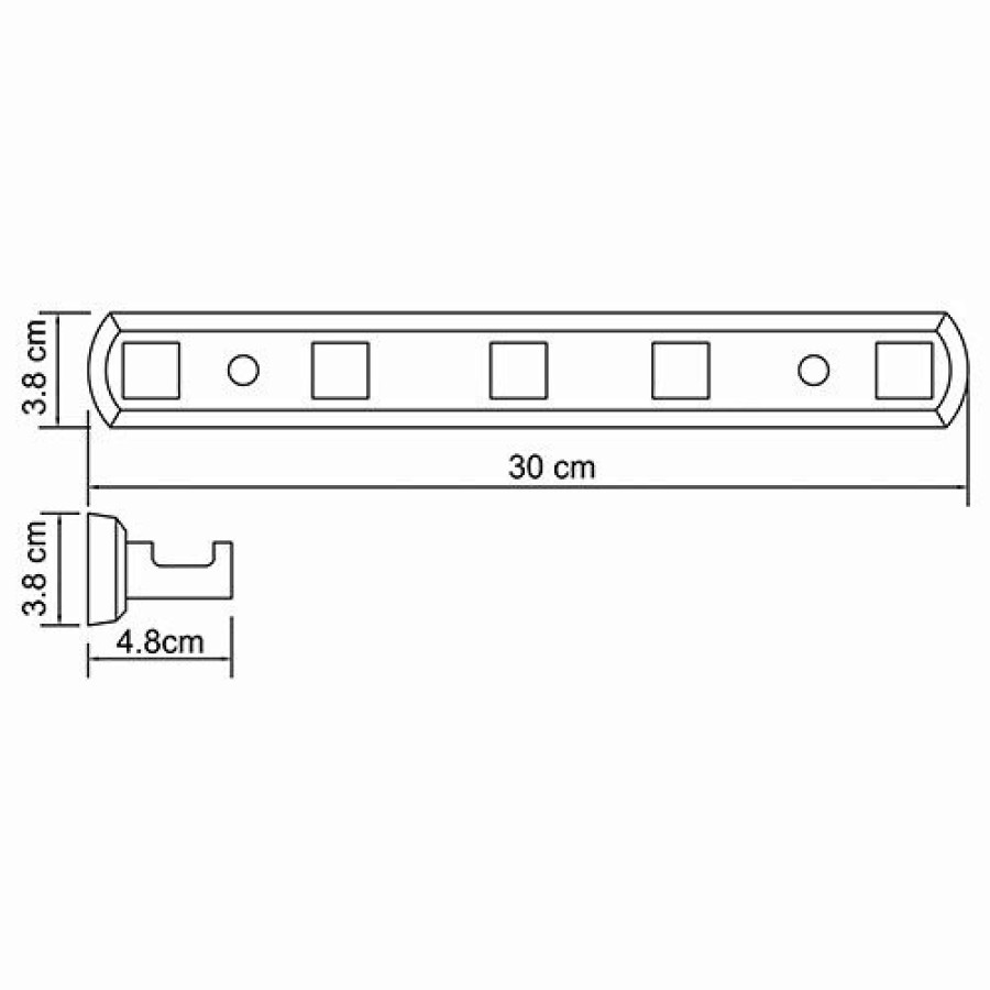 WasserKRAFT Lippe K-6575 Крючки для халата и полотенца (хром)