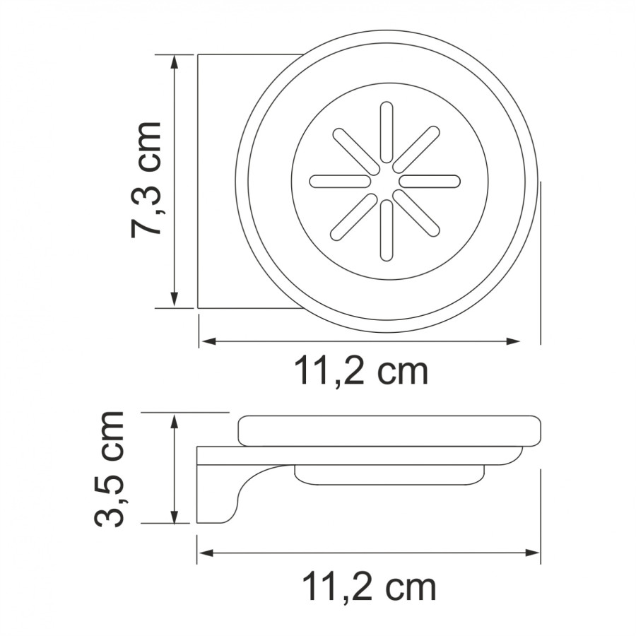 WasserKRAFT Kammel K-8329 Мыльница подвесная (хром)