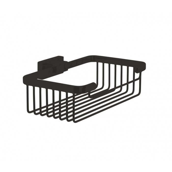 INDA Lea A18510NE Корзинка для душа (чёрный матовый)