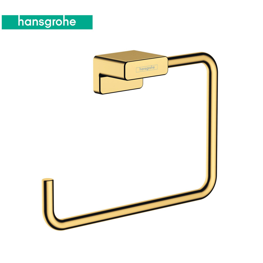 Hansgrohe AddStoris 41754990 - Держатель для полотенца 189 мм | кольцо (золото полированное)