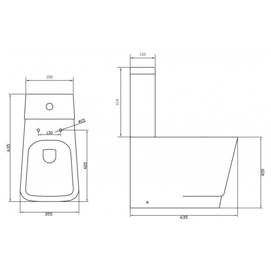 Бачок для унитаза BelBagno ROMINA BB121T