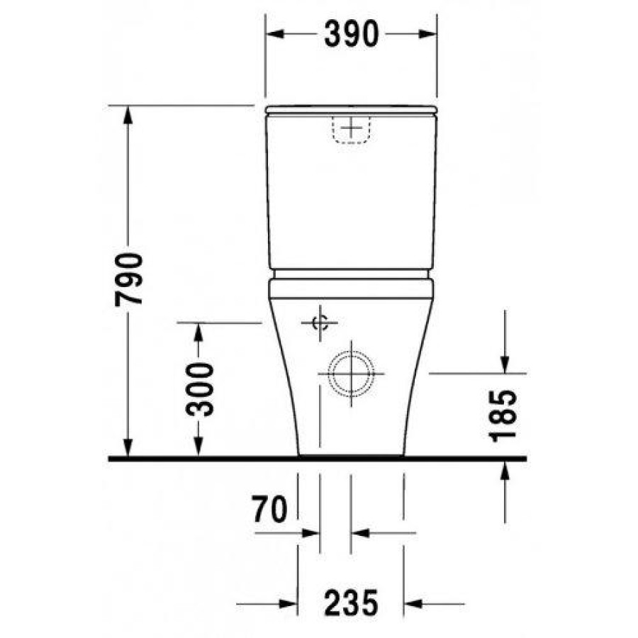 Бачок для унитаза Duravit DuraStyle 935100005