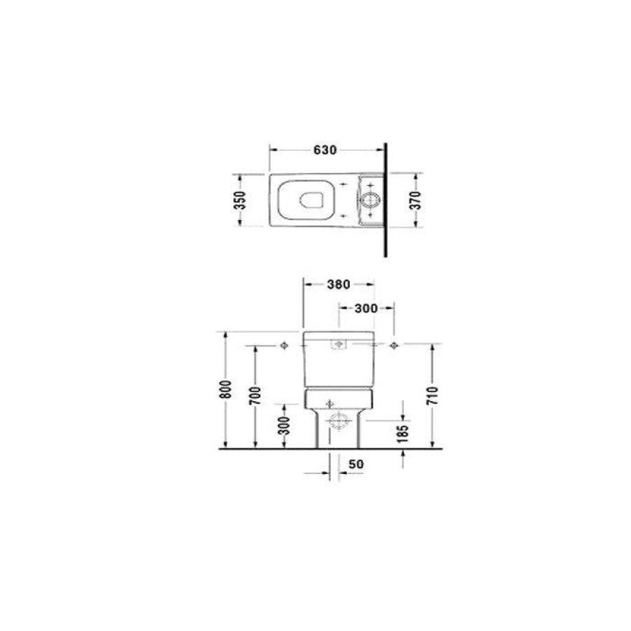 Бачок для унитаза Duravit Vero 909100005