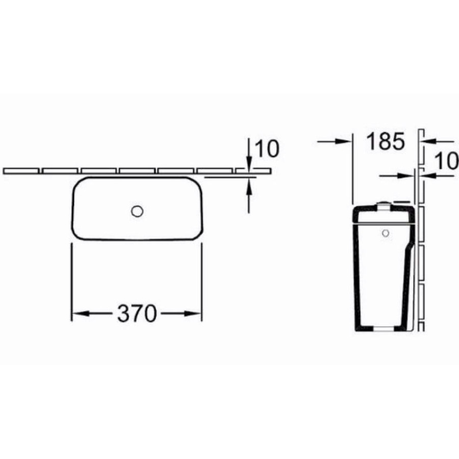 Бачок для унитаза Villeroy&Boch Subway 77231101