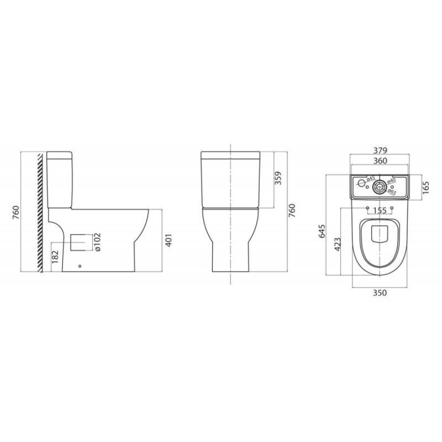 Бачок для унитаза BelBagno STEAM BB130T