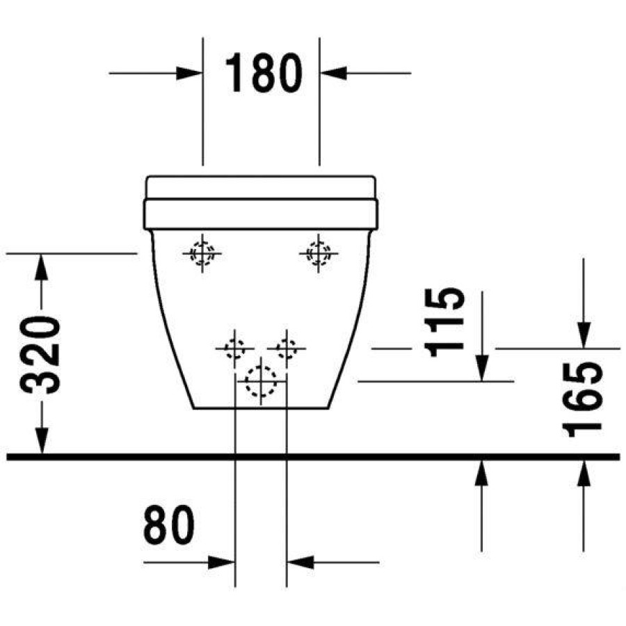 Биде подвесное Duravit Starck 3 2280150000