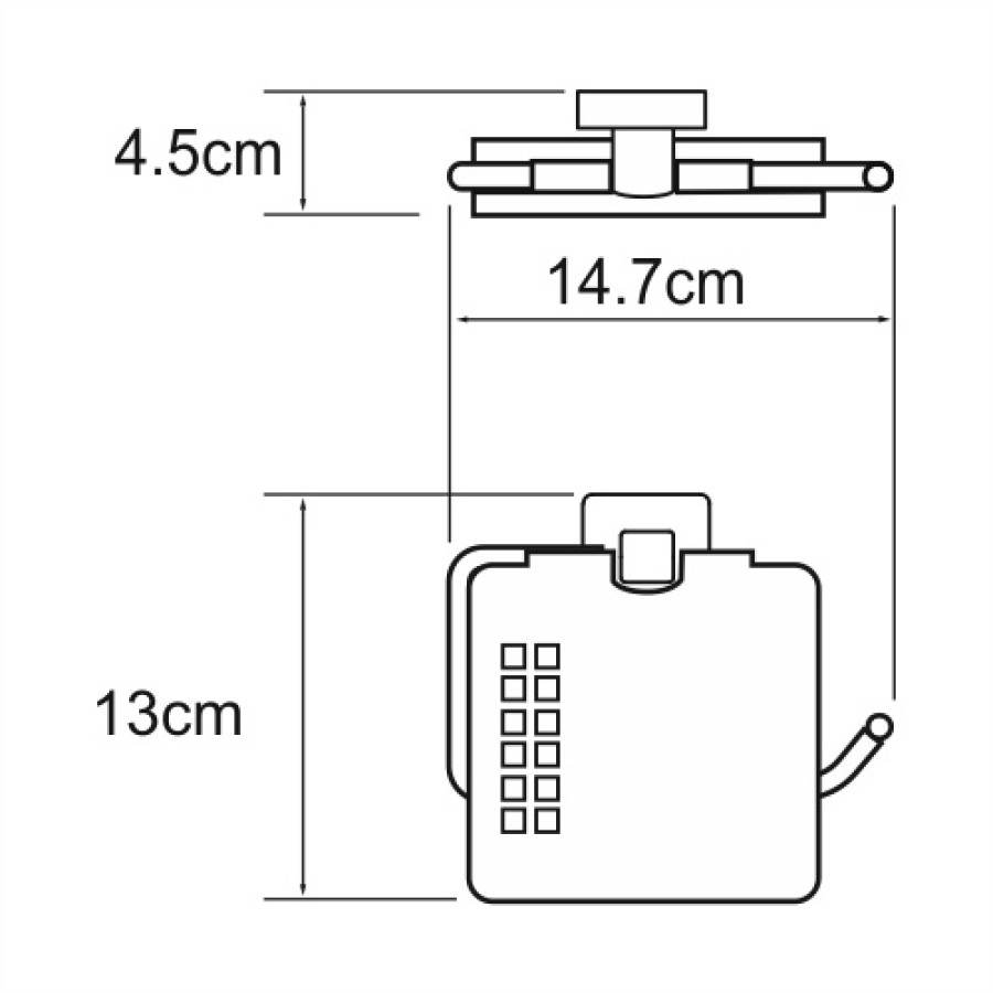 WasserKRAFT Dill K-3925 Держатель для туалетной бумаги (хром)