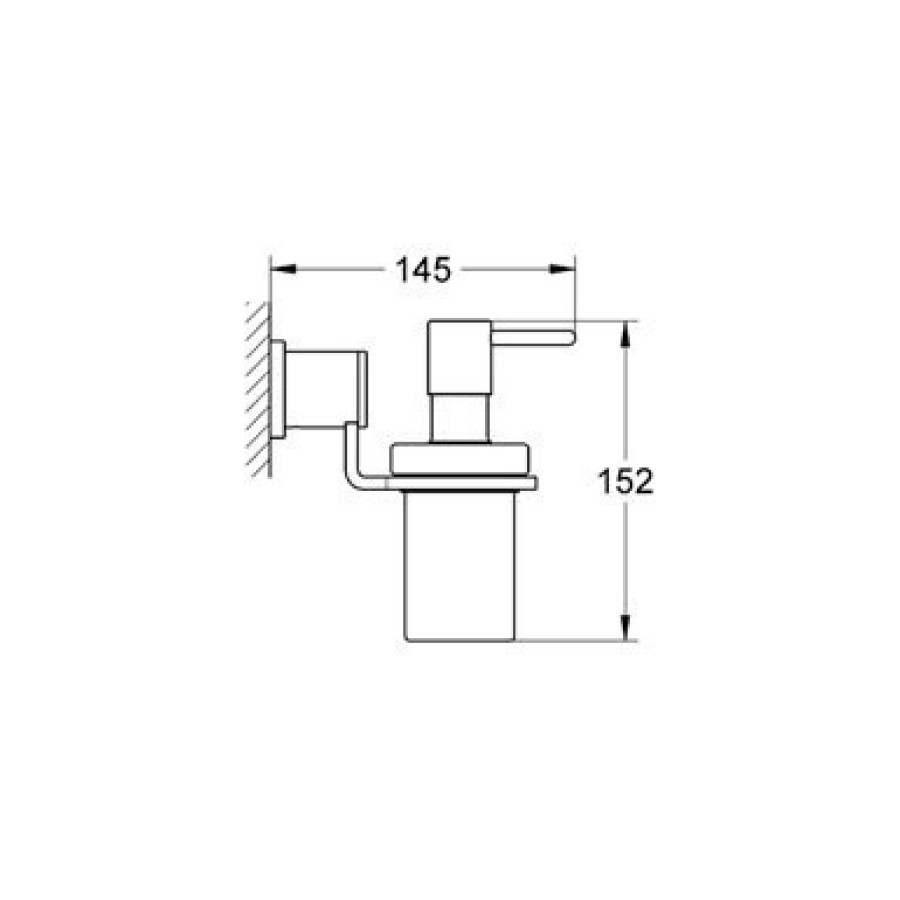 grohe allure 40363 000 Дозатор жидкого мыла (хром)