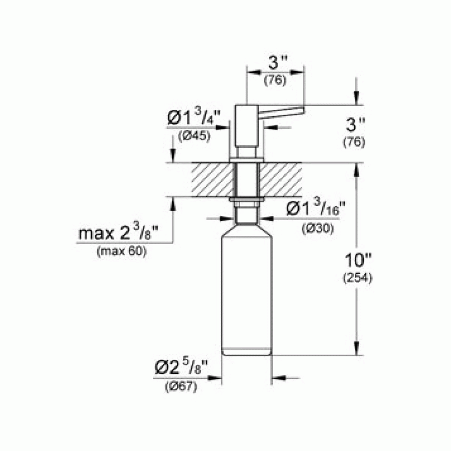 GROHE Cosmopolitan 40535DA0 Дозатор для жидкого мыла