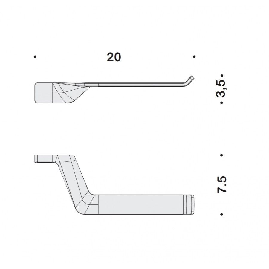 Colombo Design ALIZE B2508 Держатель для туалетной бумаги (хром)