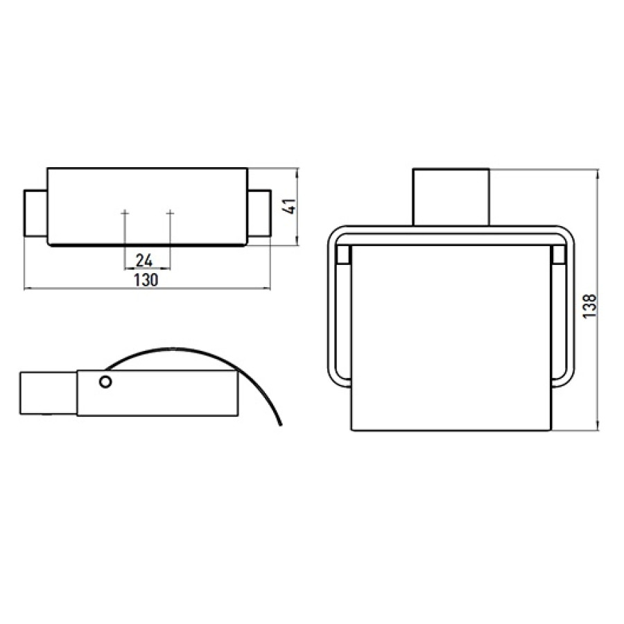 Emco Loft 0500 016 00 Держатель туалетной бумаги