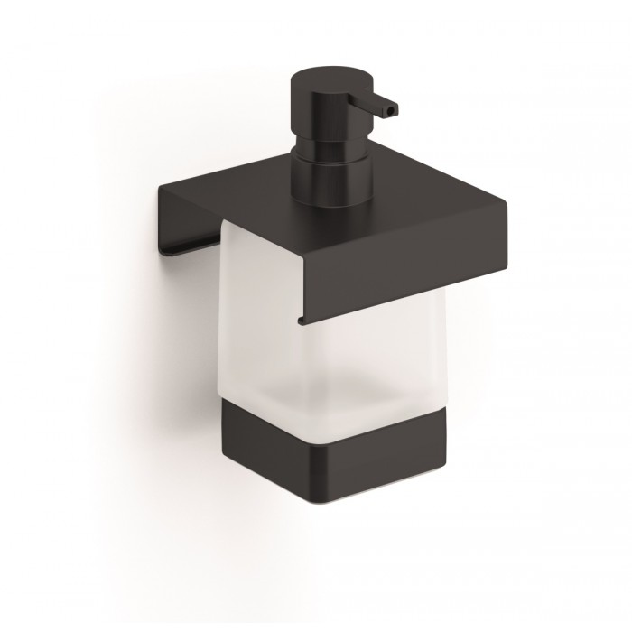 INDA Indissima Barra A8812MNE21 Дозатор для жидкого мыла на рейлинг (чёрный матовый)