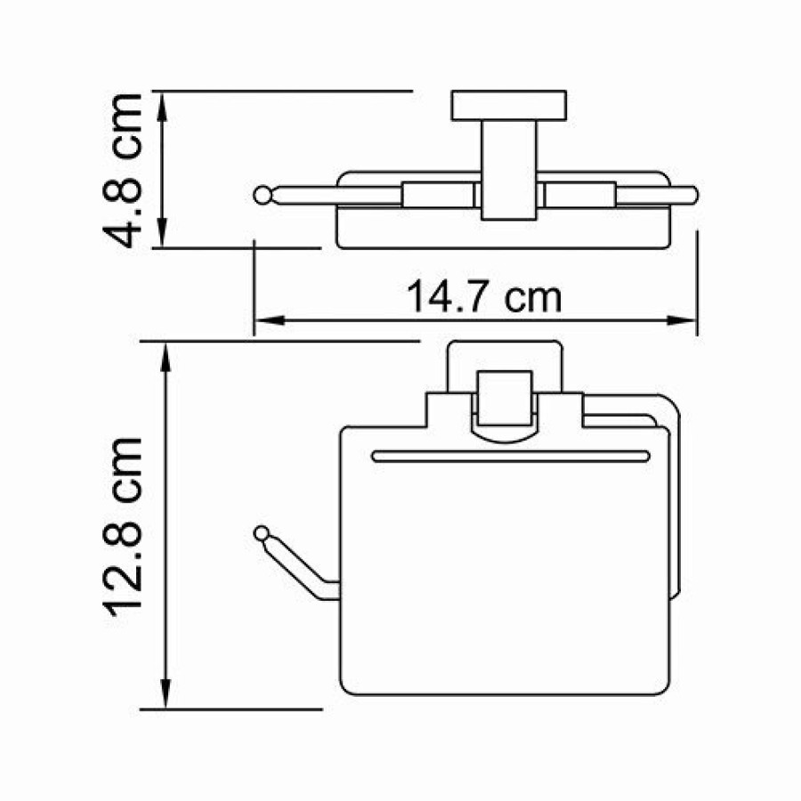 WasserKRAFT Lippe K-6525 Держатель для туалетной бумаги (хром)