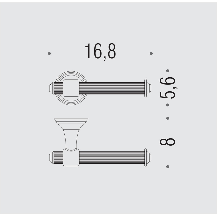 Colombo Design Hermitage B3308.HPS - Держатель для туалетной бумаги (золото)