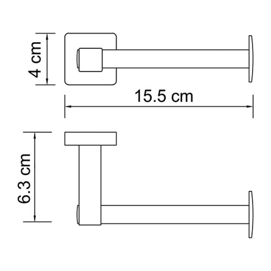 WasserKRAFT Dill K-3996 Держатель для туалетной бумаги (хром)