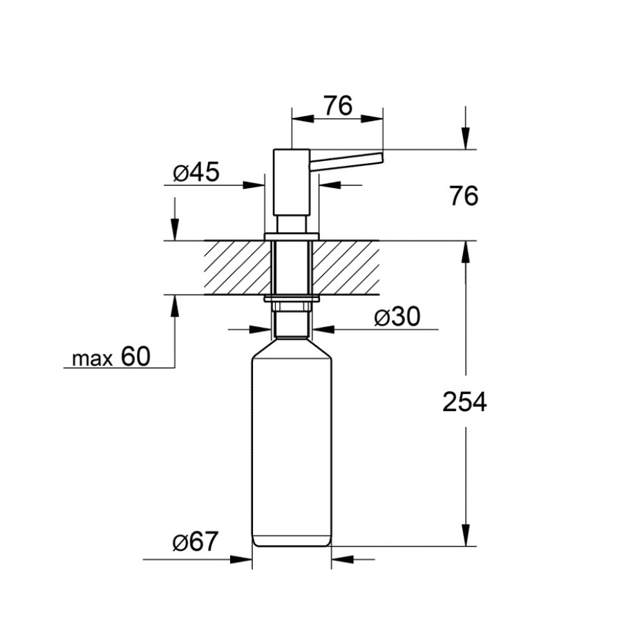 GROHE Cosmopolitan 40535GN0 Дозатор для жидкого мыла (золото шлифованное)