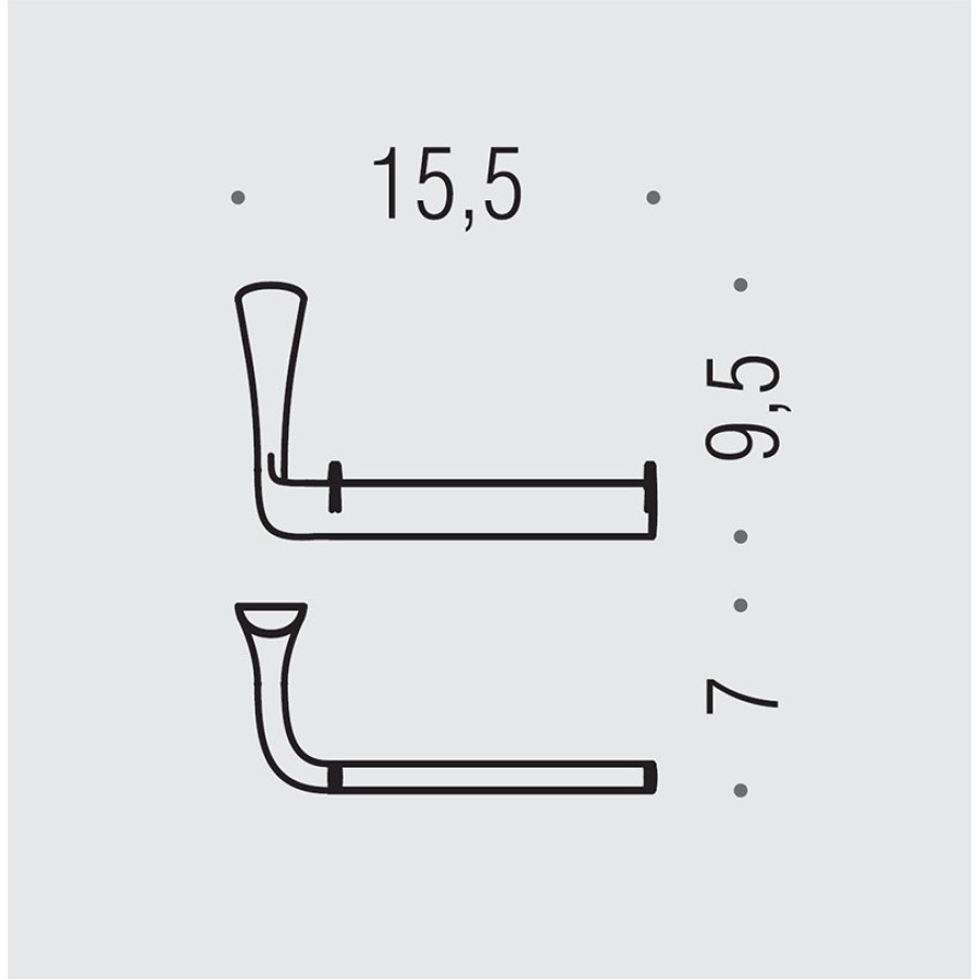 Colombo Design LAND B2808 Держатель для туалетной бумаги (хром)