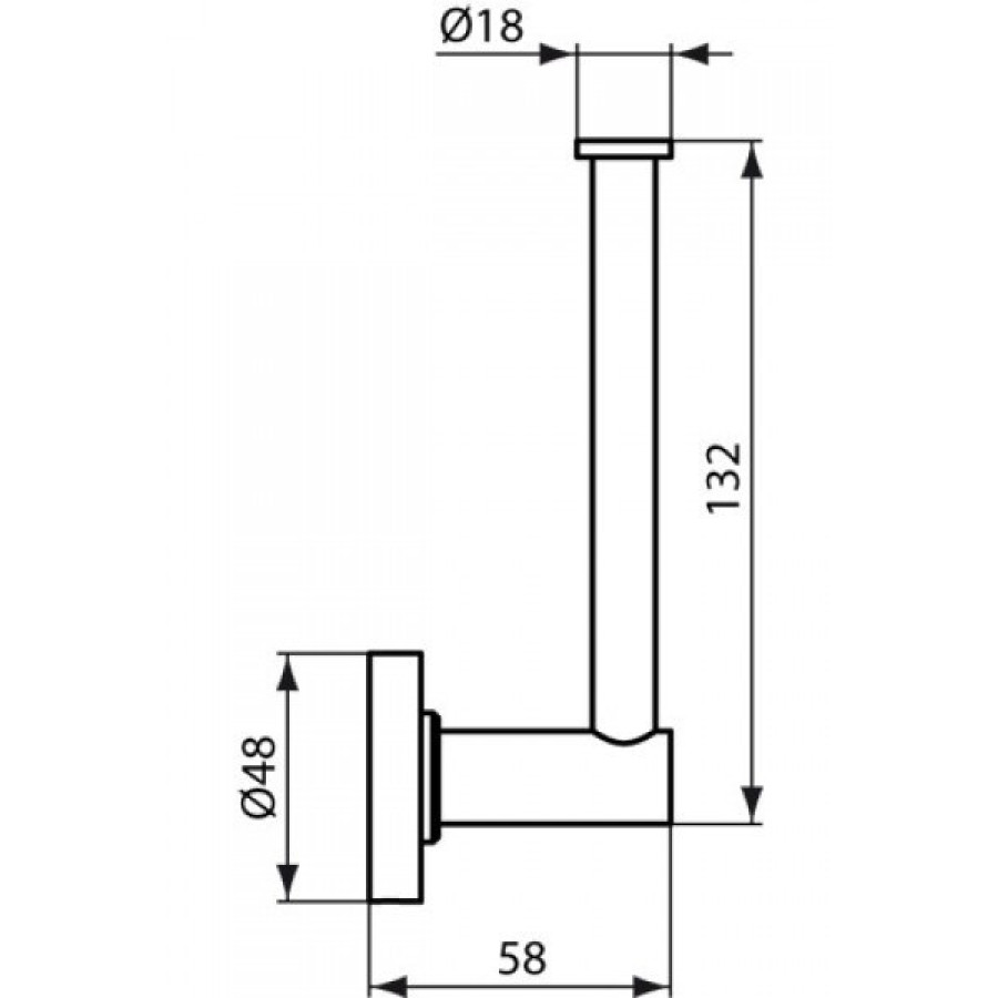 Ideal Standard IOM A9132AA Держатель запасного рулона