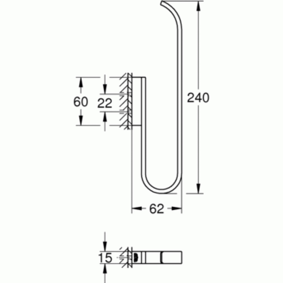 Grohe Selection 41067GL0 Держатель запасного рулона туалетной бумаги