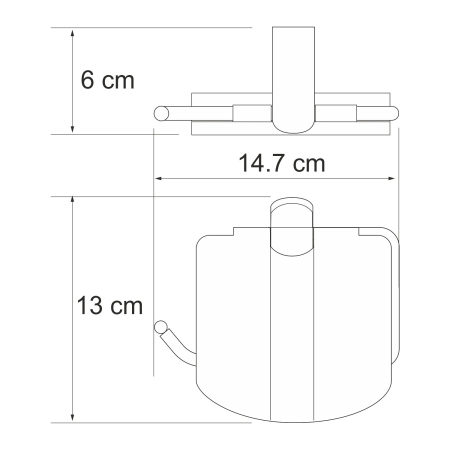 WasserKRAFT Berkel K-6825 Держатель для туалетной бумаги (хром)