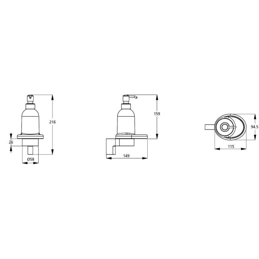 Ideal Standard Connect N1389AA Диспенсер для мыла