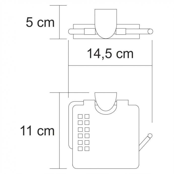 WasserKRAFT Kammel K-8325 Держатель для туалетной бумаги (хром)