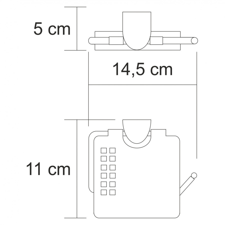 WasserKRAFT Kammel K-8325 Держатель для туалетной бумаги (хром)