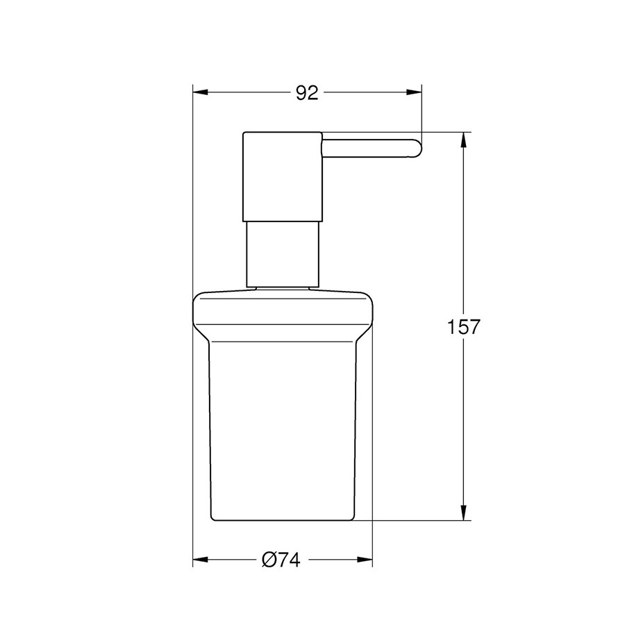 GROHE Essentials 40394GN1 Дозатор для жидкого мыла 160 мл (золото шлифованное)