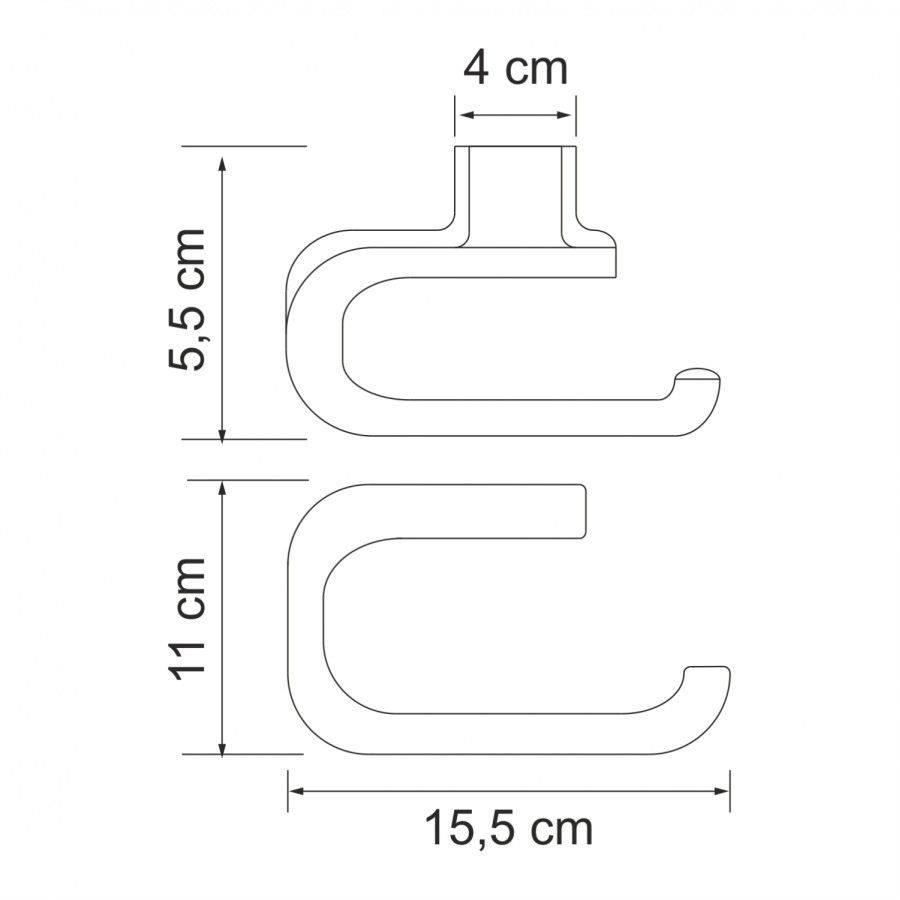 WasserKRAFT Kammel K-8396 Держатель для туалетной бумаги (хром)