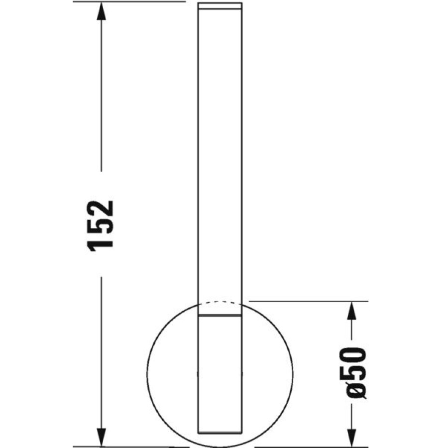 Duravit Starck T 0099394600 Запасной держатель туалетной бумаги