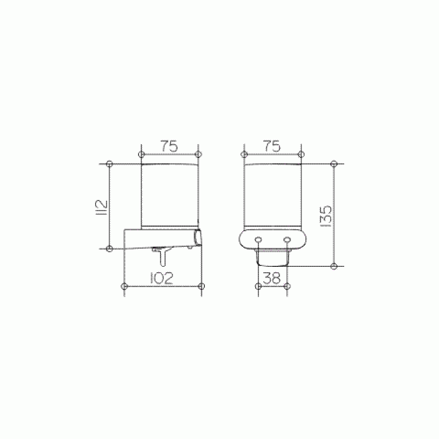 Keuco Elegance 11652 019000 Дозатор жидкого мыла (хром)